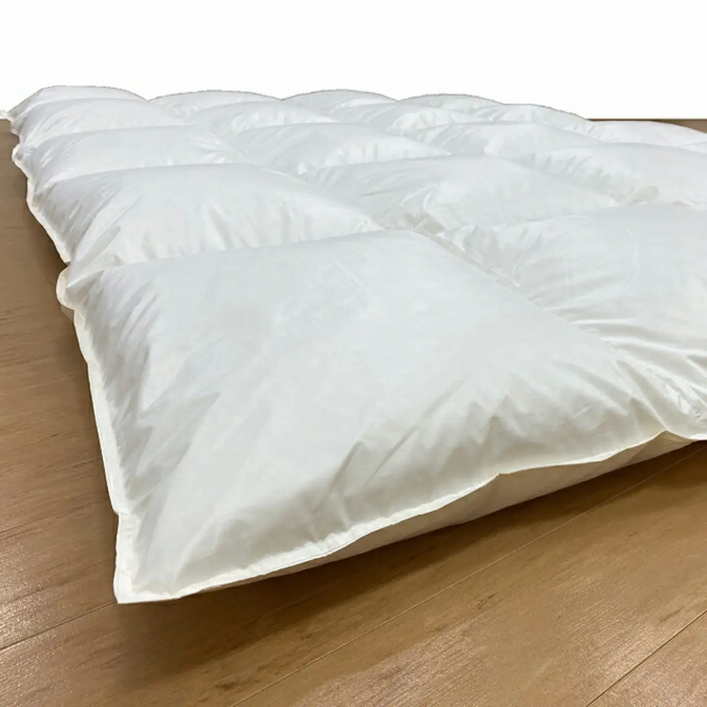 【スーパーTTC】軽量素材　羽毛掛け布団（シングル：150cm×210cm）【サンモト】 ｜ 羽毛ふとん 羽毛布団 掛けふとん ホワイトダックダウン85％