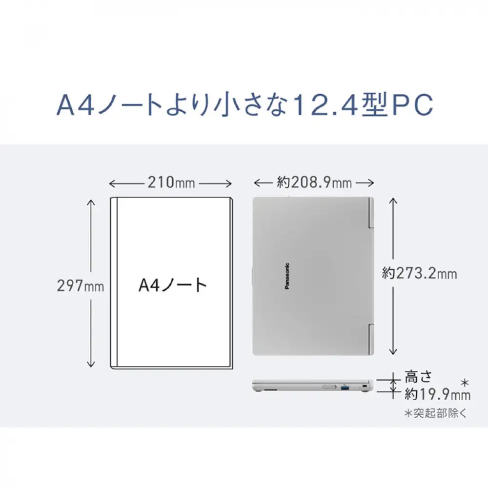 Panasonic パナソニックレッツノートSC/プレミアム/カームグレイ CF-SC7BRCCP