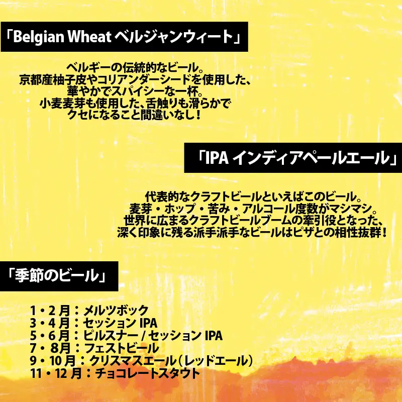 【父の日ギフト】クラフトビール 6本 セット 各 330ml ５種類 ＋ 季節 の ビール の中から 4種類 以上