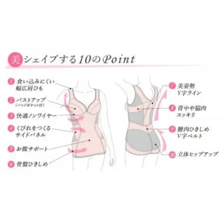 土井さんの美補整下着 リフトアップロングシェイパー　黒　M【1733033】