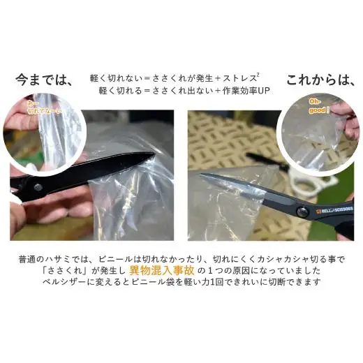 ベルシザー （ブラック） ハサミ ベルシザー ブラック スズキ機工 便利 プロ仕様 工業用ハサミ シザー おすすめ 切れ味 切れやすい 家庭 オフィス