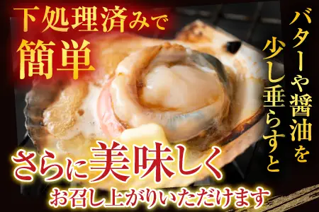 ＼漁業者応援品／根室海鮮市場[直送]片貝ほたて10枚×2P A-28124