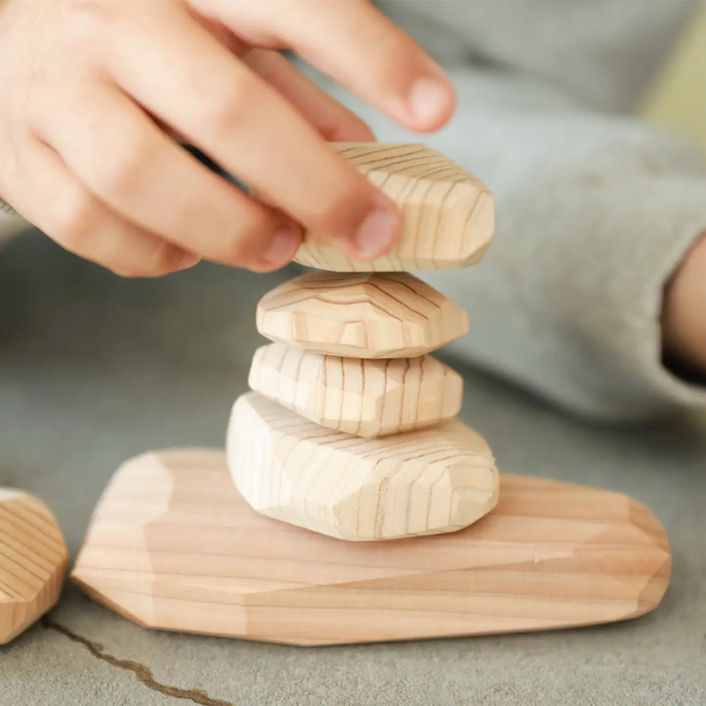 積み木（鼓/梢）　広川町 / 合同会社いなかず商店積み木[AFAL016]
