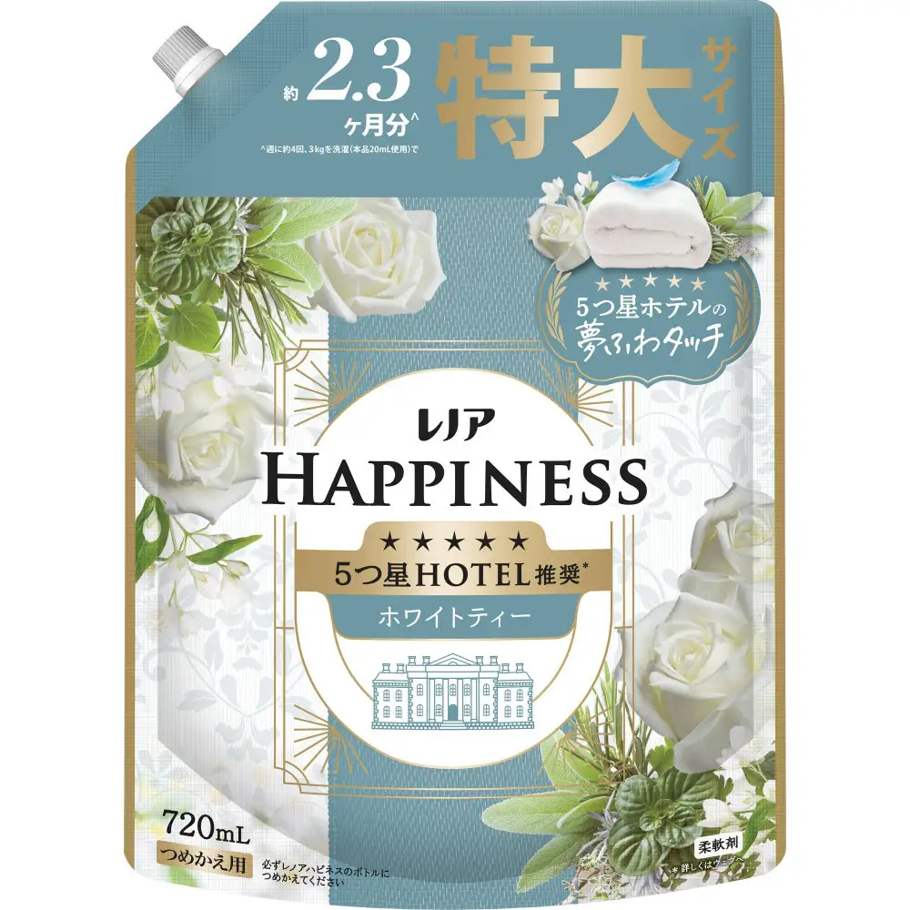 ボールド ジェルボール 4D華やかプレミアムブロッサムの香り & レノア ハピネス ホワイトティー つめかえ用