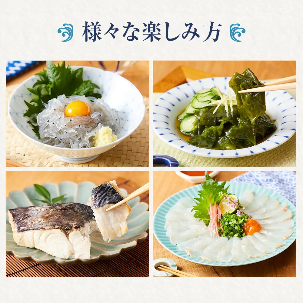 CAS凍結 南紀の誉れ 旬 の 海産物 6品 セット お楽しみ 簡単調理 干物 お造り 塩焼き など