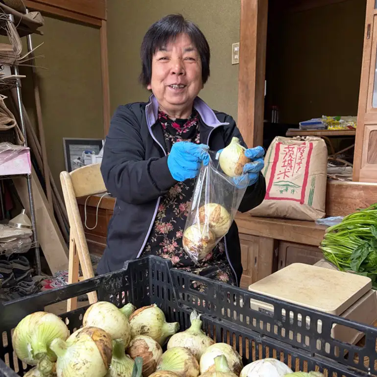 【訳あり】新玉ねぎ 1kg 4～7個 B03-009