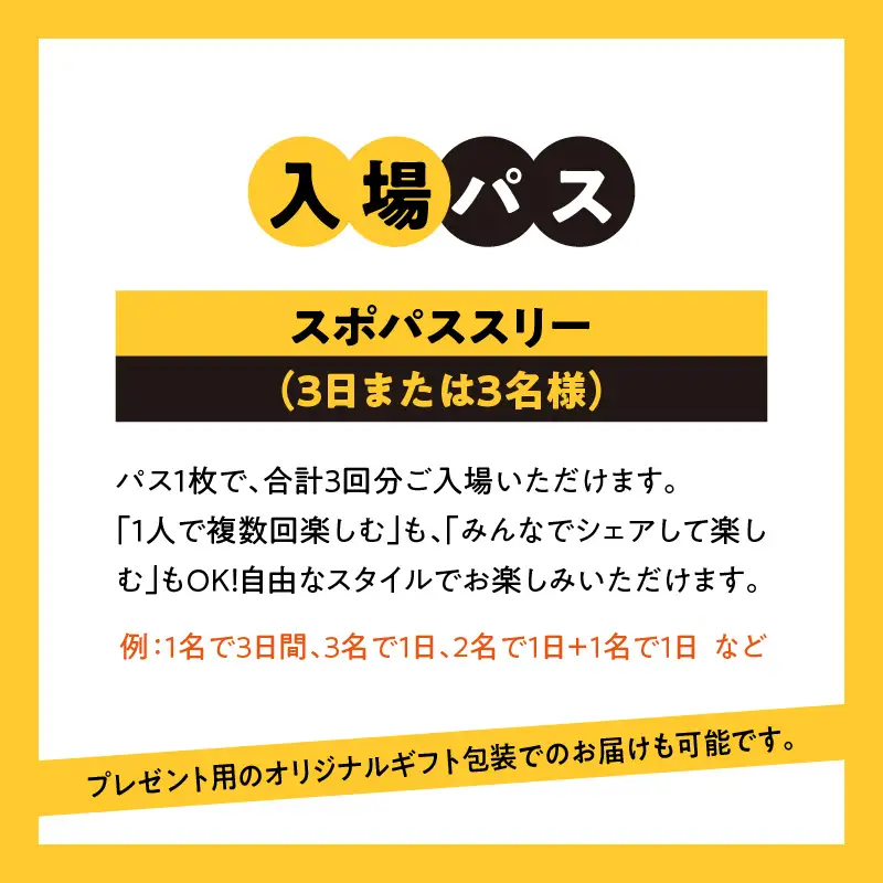 第019回 はこだて国際民俗芸術祭「スポパススリー（3日または3名様）」_HD267-002