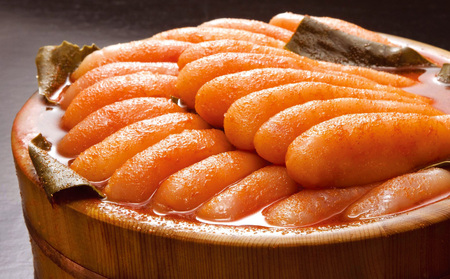 辛子明太子 筑前福岡 無着色 昆布漬 300g 明太子 [um40azo710000]