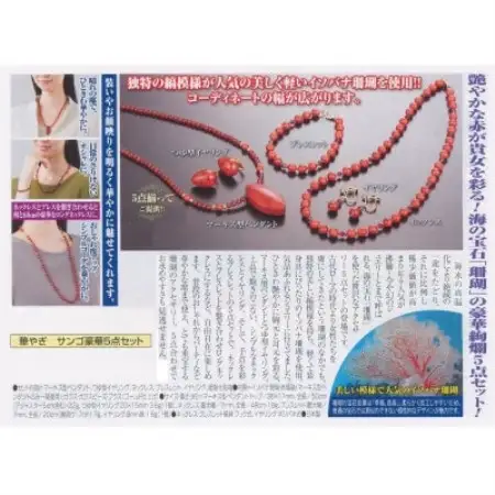 数量限定・珊瑚の豪華5点セット【配送不可地域：沖縄県】【1748364】