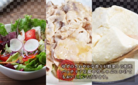 調味料 ゆず ドレッシング 300ml ×3本 セット [春夏秋冬いっつもや 宮崎県 美郷町 31ab0073]