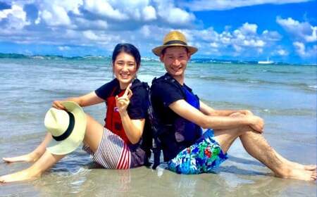 美ら島海道を冒険しよう！初心者大歓迎！初めてのSUP体験！【4名様】