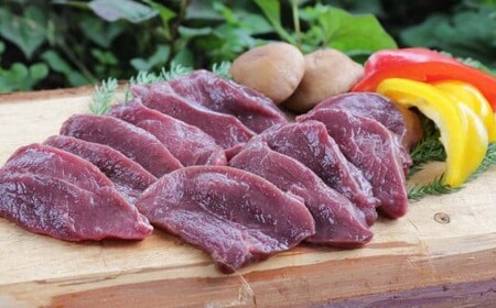 森のジビエ 鹿肉バーベキュー用 600g A-JJ-A18A