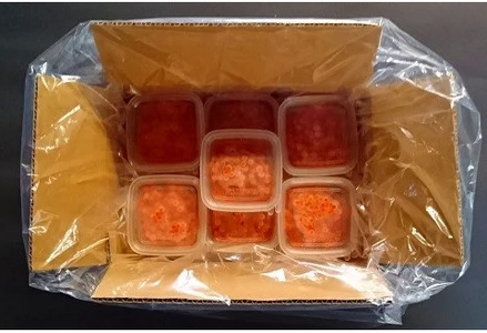 【ブリスモーク＆鮭スティック付】北海道日高産 いくら醤油漬小分けパック(60g×7)[15-546]