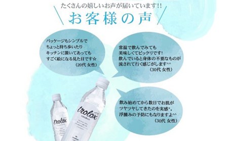 B2-5025／天然抗酸化水トロロックス（500ml×24本）