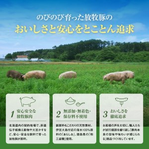 北海道産放牧豚 無添加ウインナーセット【12000201】