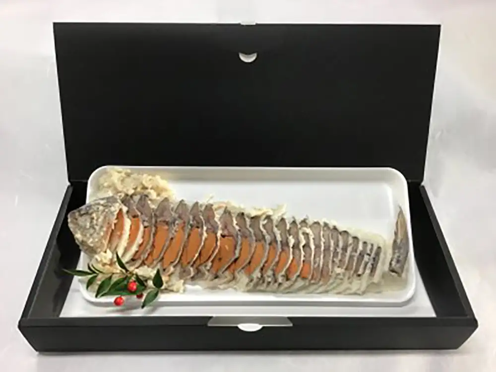 近江本にごろ　ふなずし　【600g×1尾（スライス）】【AD16W】 鮒ずし