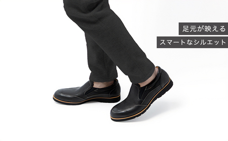 倭イズム ( ヤマトイズム ) 鹿革 シューズ YA3302 （ ブラック ） 23.5cm