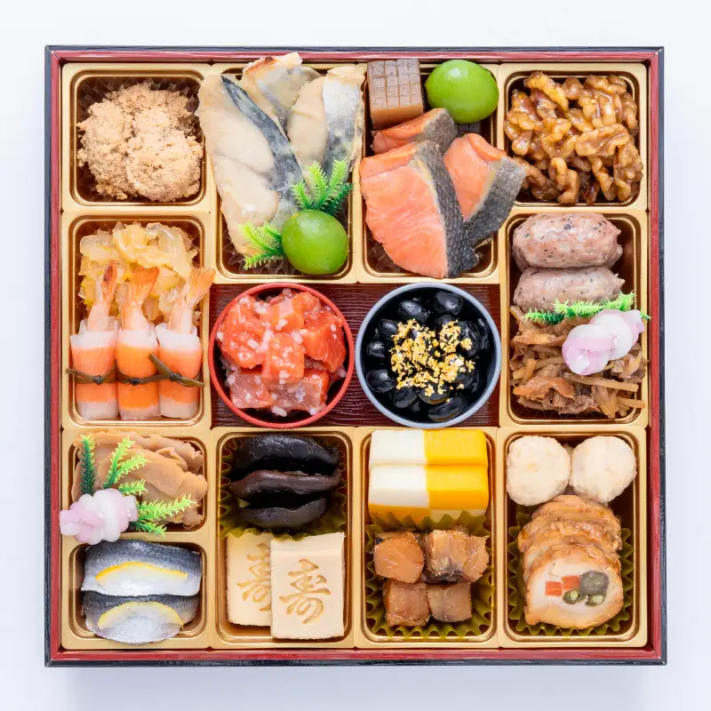 千賀屋謹製 2027年 迎春おせち料理「おもてなし」和風三段重 4～5人前 全58品 冷蔵おせち料理 ［035S04］ 