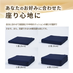 自動車シートメーカーが追求した最幸の座り心地　車いす用クッション「センタック」(2色から選択)[023M03]