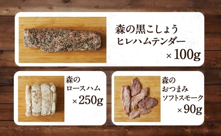 森の ハム ソーセージ 9点 セット 詰合せ 化粧箱入り 肉 フランクフルト ベーコン BBQ 焼肉 おつまみ ギフト グルメ お取り寄せ 贈答用 自家用 プレゼント 贈り物 ご褒美 パーティー 本格 手作り 本場 ドイツ 人気 送料無料 森本工房 岐阜県 揖斐川町