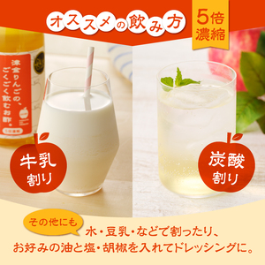 津金りんごのごくごく飲むお酢。5倍濃縮　500ML×２本 飲むお酢 津金りんご 500ml×2本 5倍濃縮 お酢 りんご酢 飲みやすい お酢活 健康 ヘルシー ふじりんご 果実酢 ドレッシング ビネガー 山梨県 北杜市産 久保酒店 母の日 父の日 [h062]