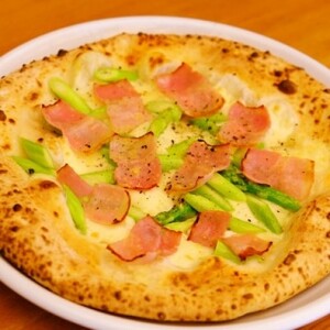 ピザ ベリー畑より 本格薪焼き 石窯ピザ 2枚 セット L アスパラベーコン・マルゲリータ 洋食 イタリアン ※配送不可：沖縄、離島 