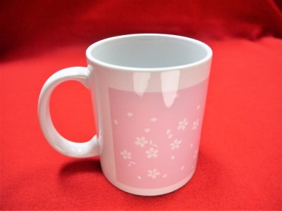 「熊野桜」100年ぶりの新種をモチーフに！【クマノザクラのマグカップ：1個】【kmkn0134】