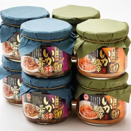 北海道産のいかを使用した「極上の逸品」シリーズ2種類270g×4コ_塩辛セット 塩辛 いかの塩辛 烏賊 いか イカ セット 冷凍 小分け 調理済み 一人暮らし セット おかず 冷凍 定期便 魚介類 海鮮 絶品 人気 笹谷商店 直営 釧之助本店 高級 北海道 釧路町 釧路超 特産品 _【配送不可地域：離島】【1121175】