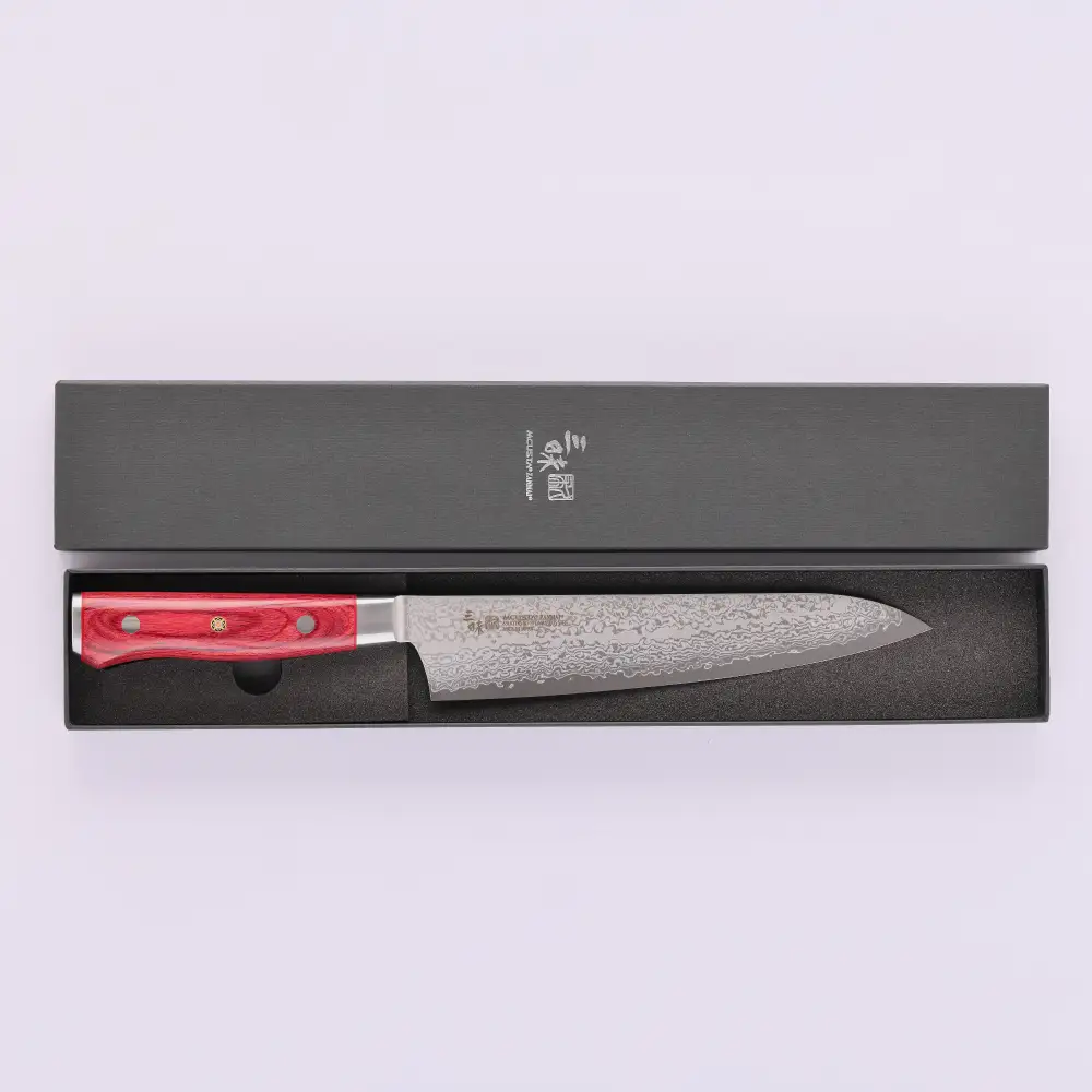 H84-06 三昧 クラシック プロ ダマスカス 紅蓮 牛刀包丁 210mm