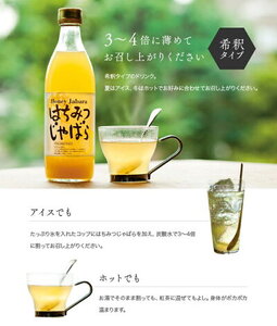 V7157_はちみつじゃばら 500ml×2本  邪払 ジャバラ じゃばら じゃばらジュース 北山村／紀伊国屋文左衛門本舗