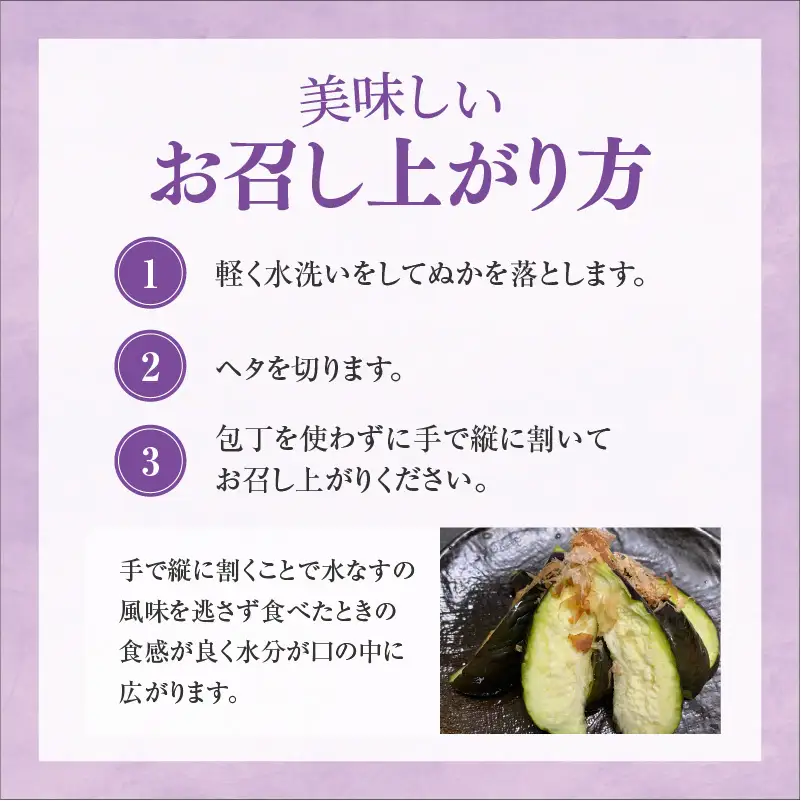 特選 無添加 水なす漬け 徳用水ナス セット