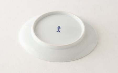 源右衛門窯 赤絵更紗唐花紋 皿 No.4 緑 器 食器 ケーキ皿 飾り皿 花紋 有田焼 A50-240