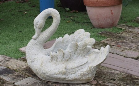 花 寄せ植え 季節のお花 白鳥型鉢 植物 ガーデン インテリア 