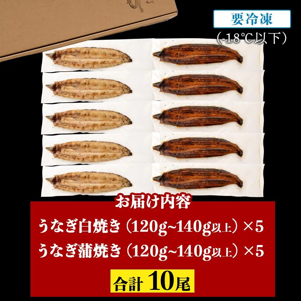 鹿児島県大隅産　千歳鰻の白焼5尾・蒲焼き5尾｜うなぎ うなぎ