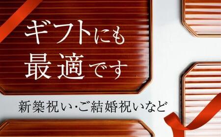 飛騨春慶 曲げわっぱ 四角 | うるし塗 隅丸二段弁当箱 上品 ギフト 福壽漆器店 CZ008