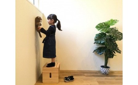 イス 木製 多用途 箱イス こども用 [センティード 埼玉県 小川町 126 ]