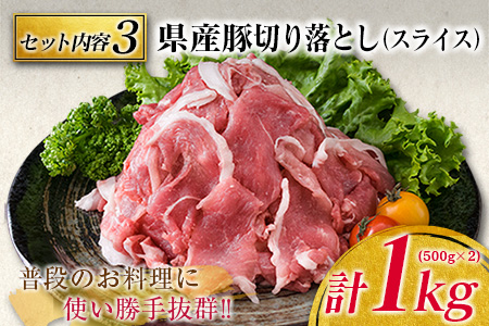 豚肉 3種 バラエティ セット 合計2kg 国産 宮崎県産 ポーク 豚ロース 切り落とし スライス おかず お弁当 おつまみ 食品 グルメ しゃぶしゃぶ とんかつ用 万能食材 焼肉 詰め合わせ 小分け 人気 おすすめ お取り寄せ おすそ分け 日南市 ミヤチク 送料無料_BB120-23