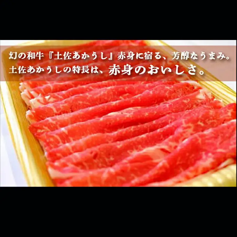 土佐あかうし 和牛サーロイン／しゃぶしゃぶ用 500g | あか牛 赤身 旨味 希少 幻 贈り物 ギフト 高知県 南国市