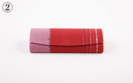 ＜機織工房しよん＞メガネケース - 手織り ハンドメイド 手仕事 伝統技法 メンズ レディース 生活雑貨 眼鏡 収納 めがね  沖縄県 八重瀬町