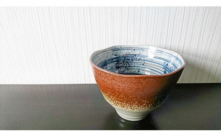 大谷焼 幻の渦潮麺鉢４個セット（茶２個、白２個）　鳴門　陶器　食器　麵鉢　おしゃれ　ギフト　母の日　父の日　敬老の日　結婚祝い　クリスマス　大谷焼