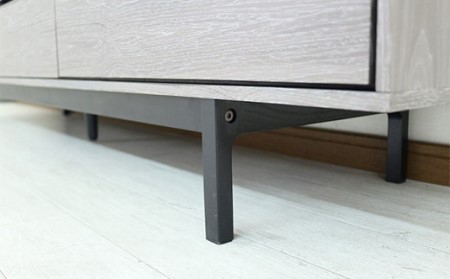 【開梱・設置】ロゼッタ 180cm テレビボード（グレーC-106）　AX062