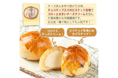 i312 チーズまん(20個セット)チョコチップ入りのビスケット生地でゴロッと大きいチーズクリームを包んだ洋風饅頭！ギフト・贈り物にも  お菓子 菓子 チーズ 洋菓子 和菓子 まんじゅう お菓子 スイーツ 個包装 チョコチップ ビスケット生地 チーズクリーム 洋風饅頭 ギフト 贈り物 おやつ【菓匠田中】