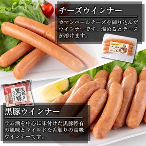 i322 ウインナー好きのための食べ比べセット(5種・合計1kg超) ウインナー 荒挽きウインナー バジルウインナー チーズウインナー 食べくらべ 詰め合わせ セット おかず お弁当 【ナンチク】