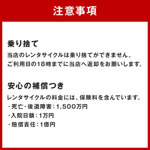 レンタサイクルご利用券20