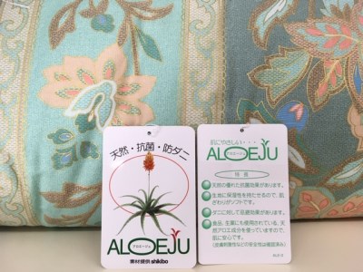 ゴージャスなコットン95%掛け布団＜抗菌・防ダニ＞/シングル・グリーン