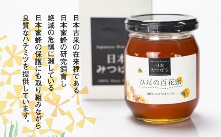 飛騨日本みつばちの会 ひだの百花蜜 300g 1本 はちみつ 蜂蜜 ハチミツ[Q413]