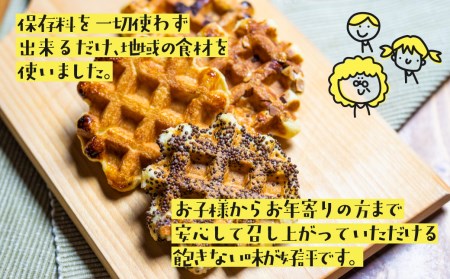 飛騨の恵みを詰め込んだ 無添加手焼き ベルギーワッフル ワッフル カノコヤ おやつ 手土産 コーヒー焼き菓子[Q1559]