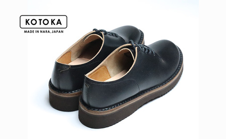  KOTOKA ( コトカ ) 婦人靴 一枚革 ダービー KTO2002L ( ブラック ) ファッション シューズ 雑貨 日用品 牛革 お洒落 レザーシューズ 快適 レディース  BN004 22.5cm