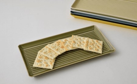 【波佐見焼】使いやすさ抜群！ groove(グルーヴ) 長角皿 プレート 5色セット 食器 皿 【福田陶器店】 [PA37] 波佐見焼