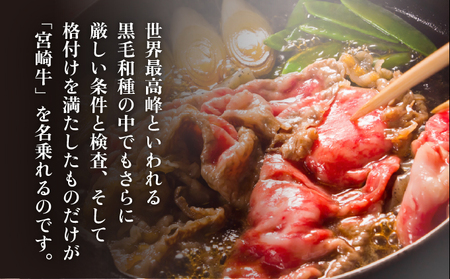 【数量限定】＜冷凍＞A4等級以上！宮崎牛肩ローススライス(約300g) 牛 牛肉 ステーキ_K008-017